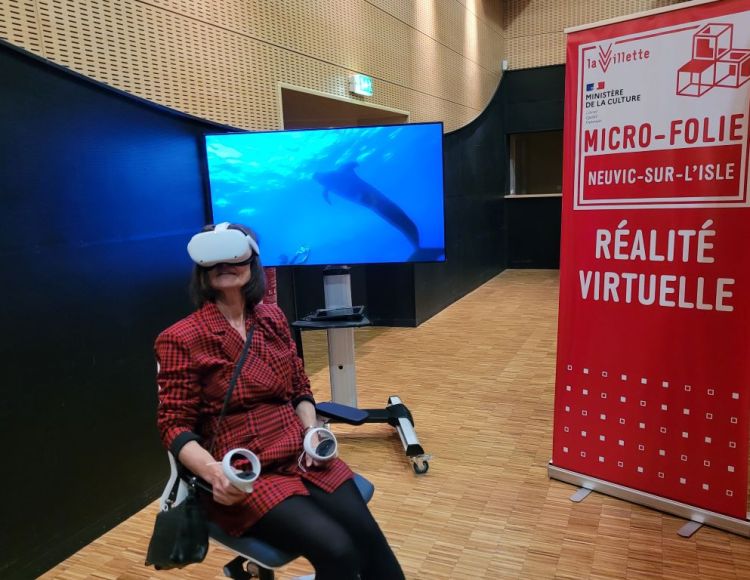 réalité virtuelle Micro Folie Neuvic