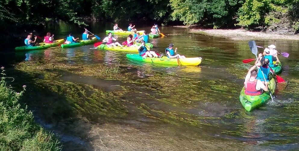 canoë-kayak sur la rivière Isle