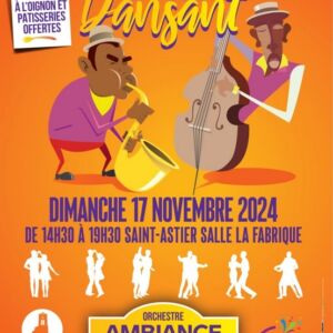 17 nov thé dansant st astier