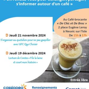 21 novembre café des séniors neuvic