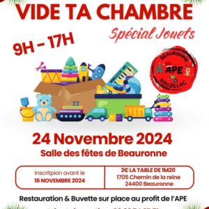 24 nov vide ta chambre beauronne