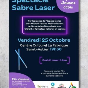 25 octobre st astier spectacle laser