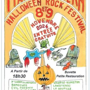 8 et 9 novembre manzac festival rock halloween