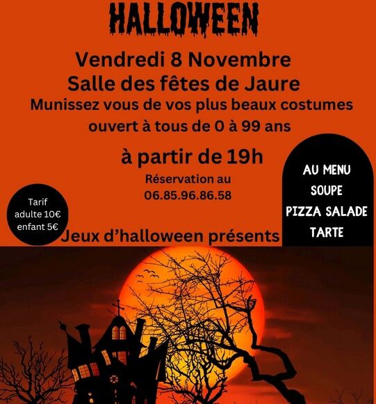 8 novembre Jaure halloween