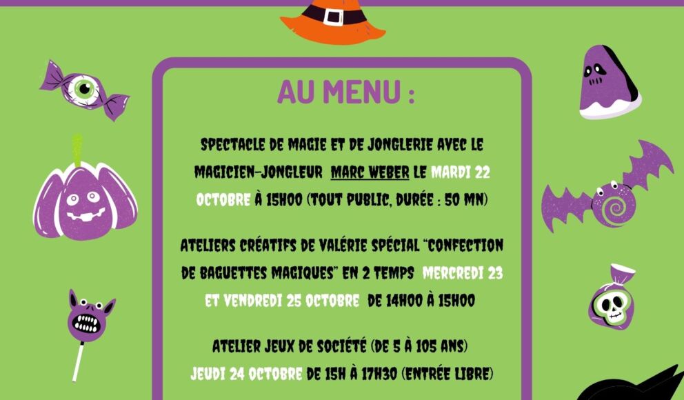 Animations octobre 2024 - 1