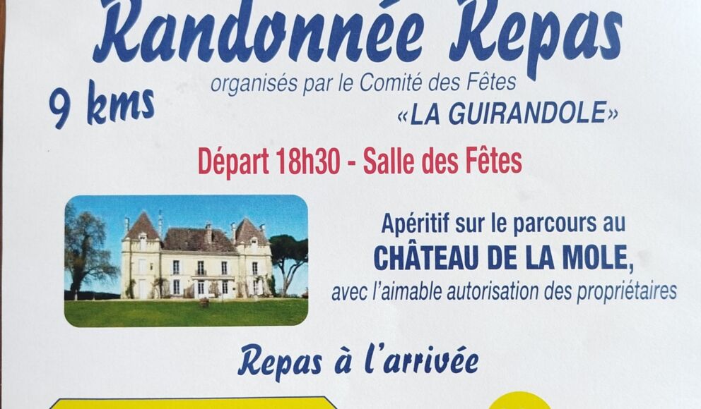 Randonnée-repas-Eygurande-vallee-isle-perigord