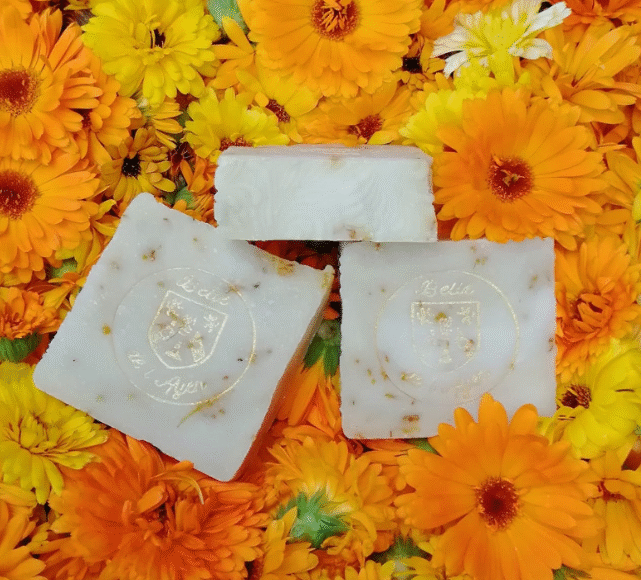 Savonnerie-belle-de-l'ayen-Carsac-savon-calendula-vallee-isle-perigord