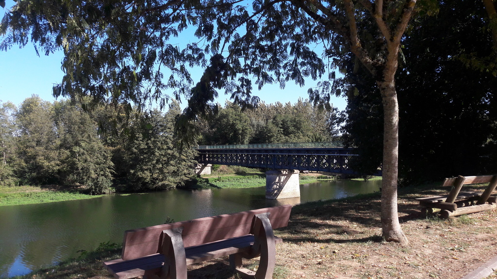 aire de pique-nique Sourzac, vue sur la rivière